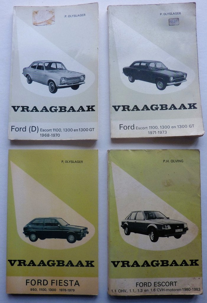 4x Ford Escort / Fiesta vraagbaak, Ophalen of Verzenden