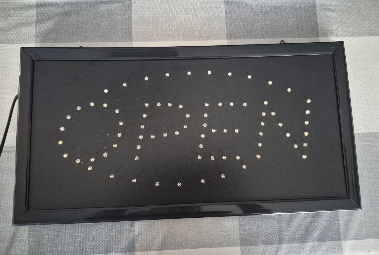 Open bord met licht, Ophalen, Zo goed als nieuw, Reclamebord