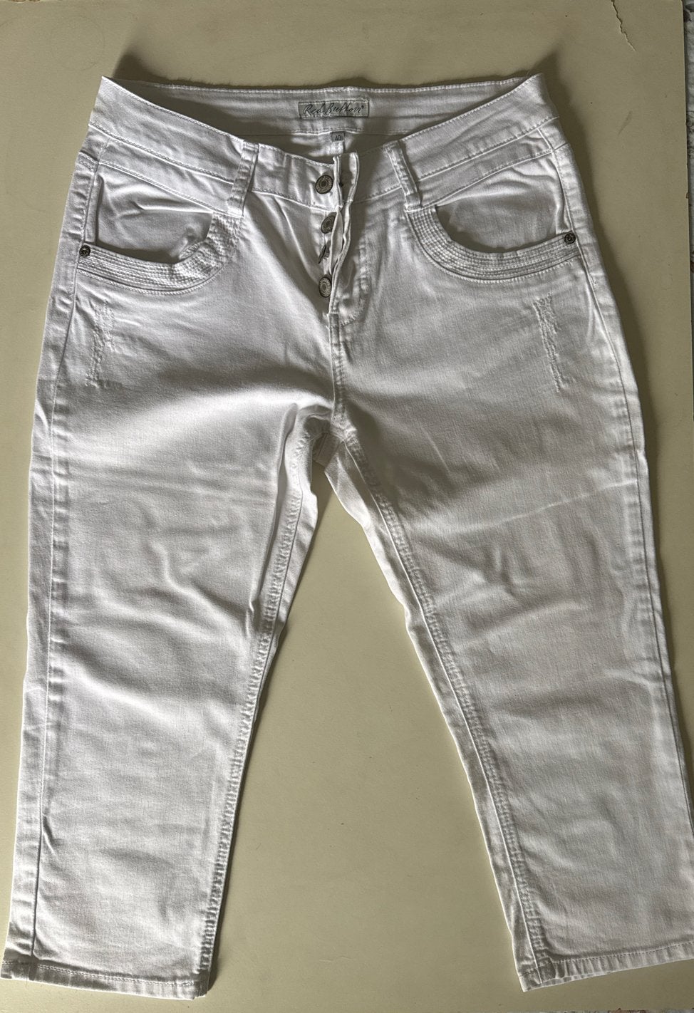 Witte driekwart broek Red Button, maat 40, Kleding | Dames, Maat 38/40 (M), Wit, Ophalen of Verzenden, Zo goed als nieuw