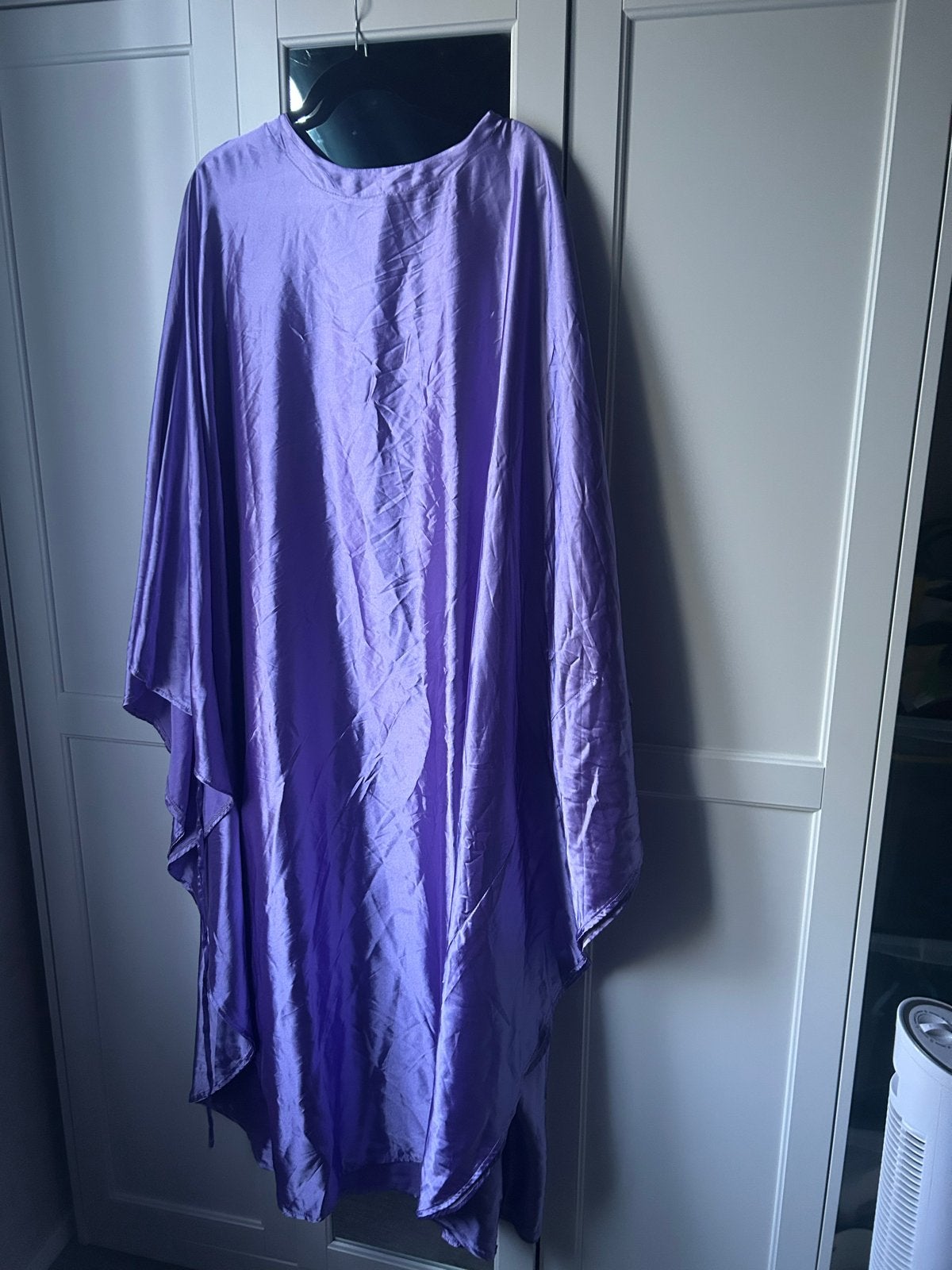 Lila Butterfly Abaya met verstelbare riem, Maat 38/40 (M), Paars, Nieuw, Ophalen of Verzenden