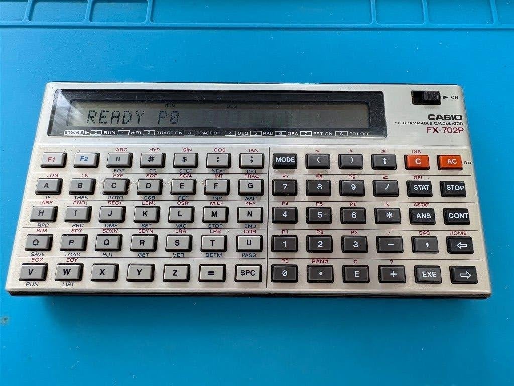 CASIO FX-702P Programmable calculator/Pocket Computer, Ophalen of Verzenden, Casio