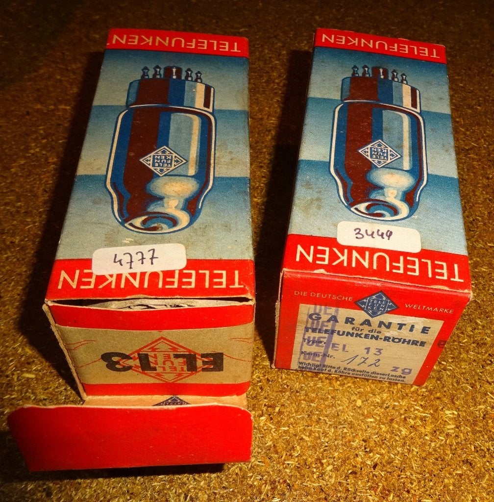 Versterkerbuizen, eindbuizen, Triodes en Pentodes, Ophalen of Verzenden, Versterker