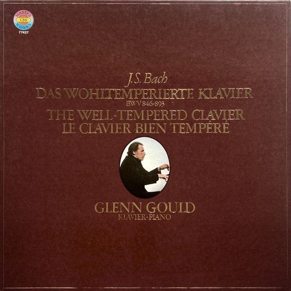 Bach - Gould - Wohltemperierte Klavier 4 LP Box, Ophalen of Verzenden, Zo goed als nieuw