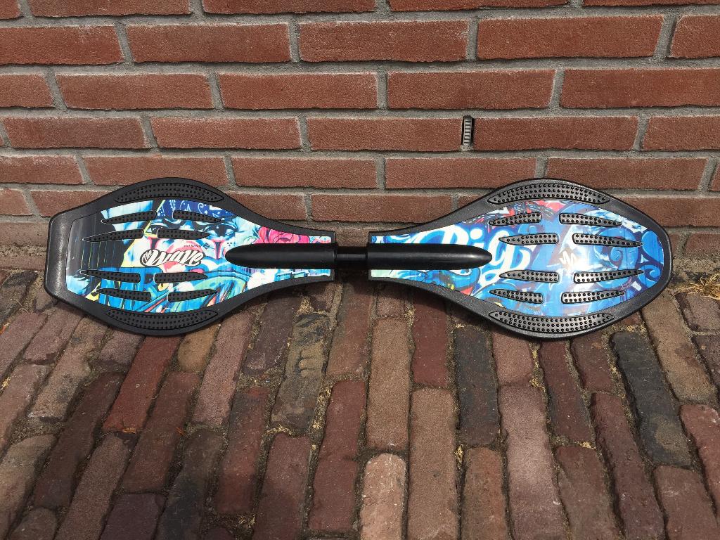 Wave Skateboard blauw The Wave, Ophalen, Zo goed als nieuw, Skateboard