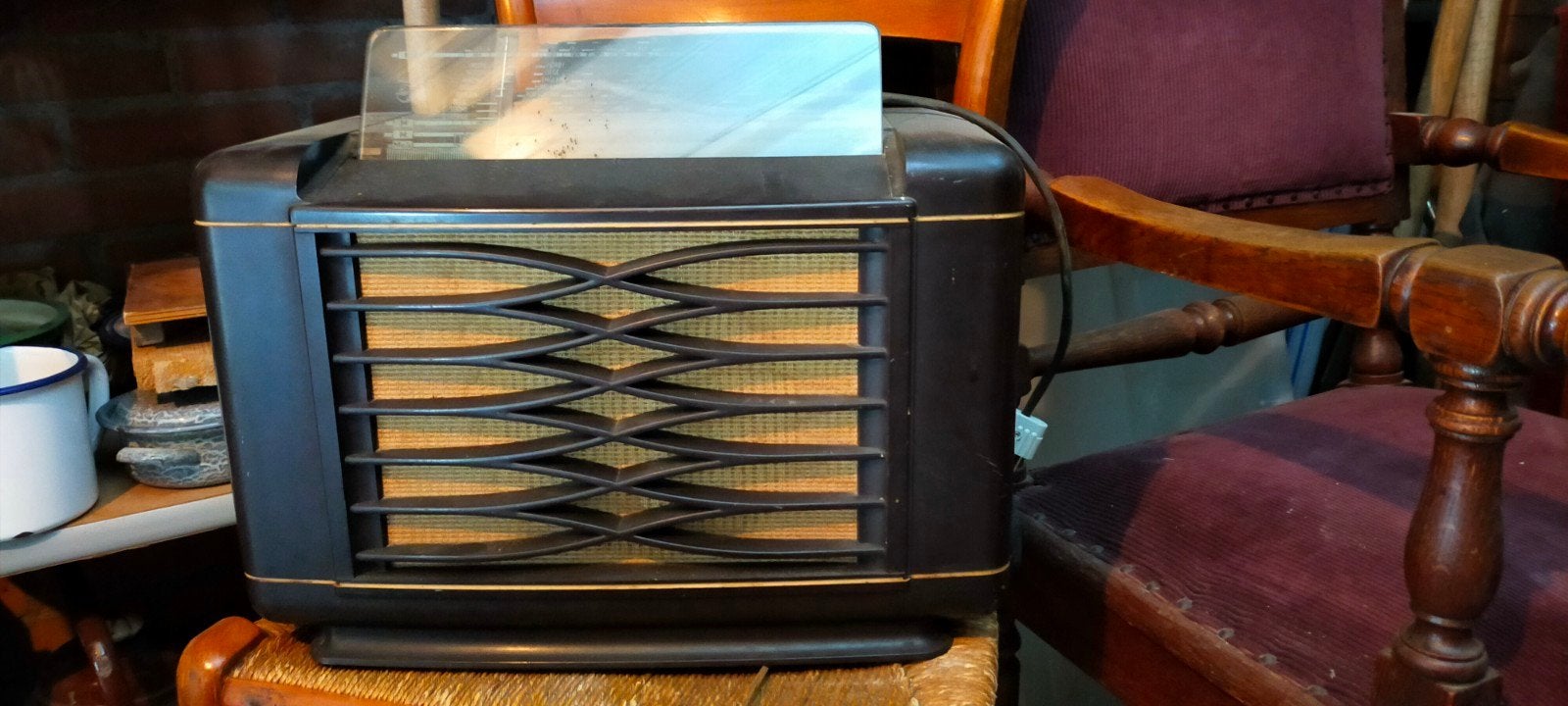 Bakelieten radio, Antiek en Kunst, Ophalen