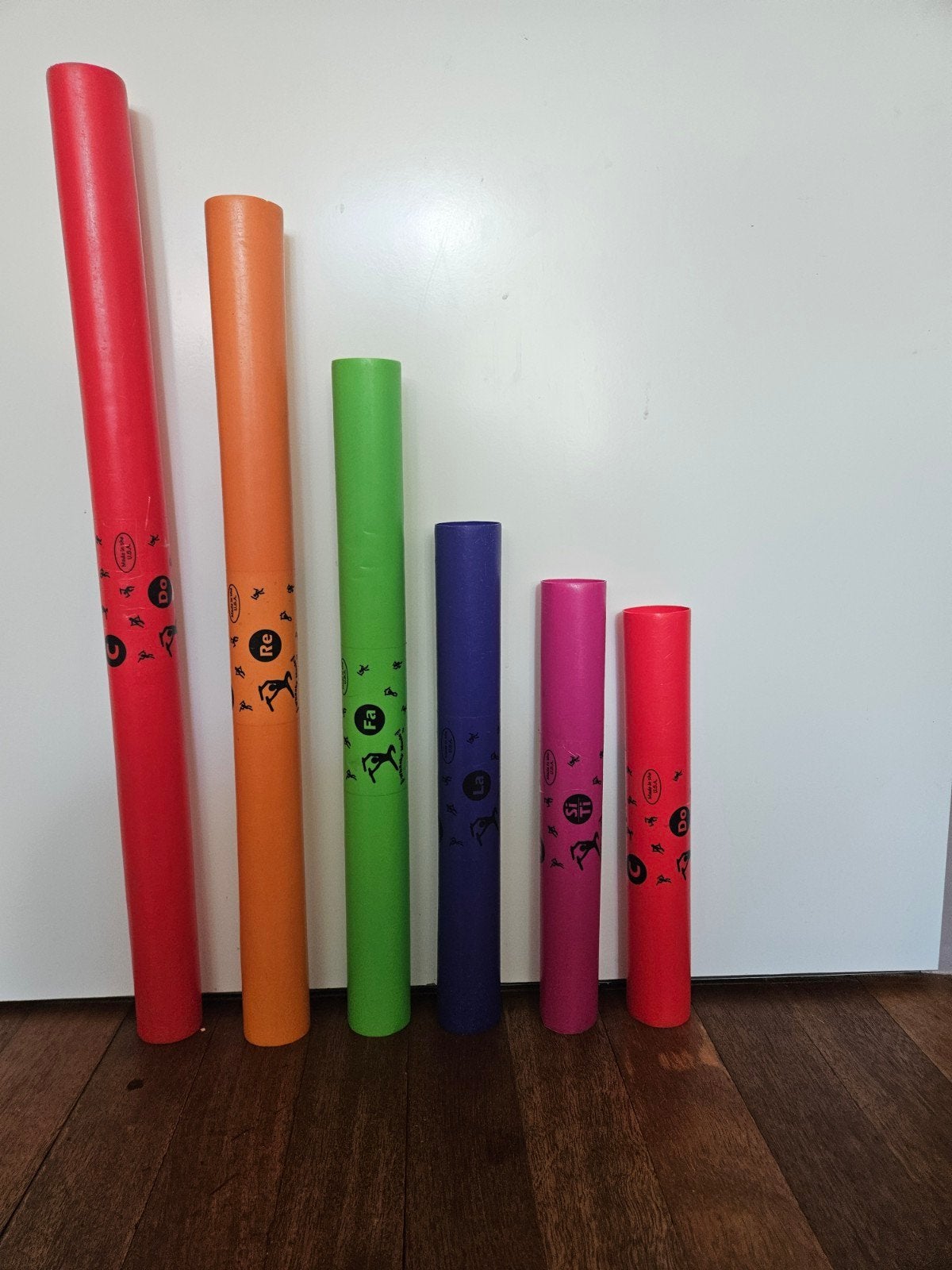 Boomwhackers, 6 stuks, Ophalen of Verzenden, Gebruikt, Ontdekken