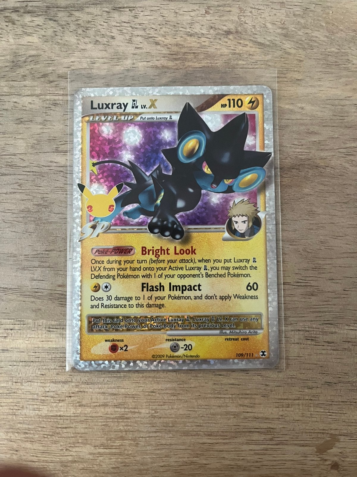 Luxray GL Lv. X 109/111, Ophalen of Verzenden, Zo goed als nieuw, Losse kaart, Foil