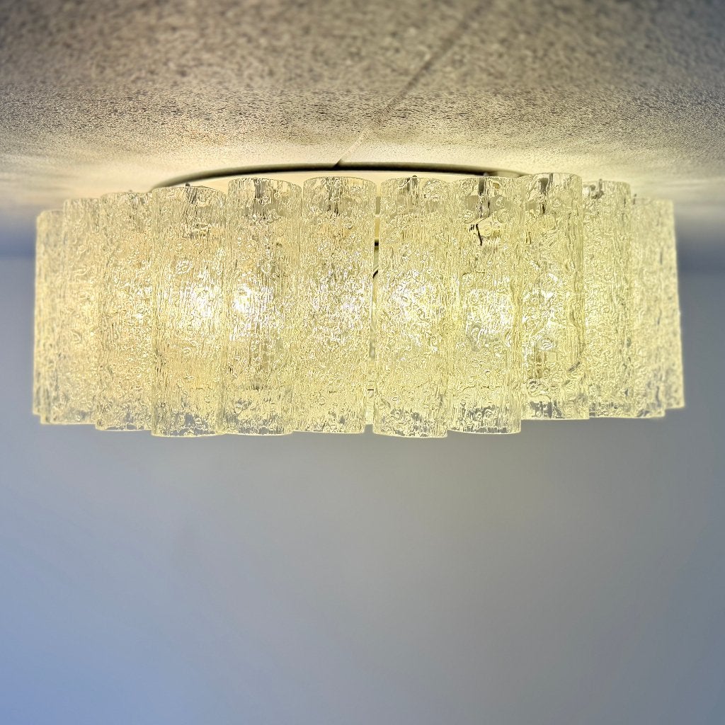 Doria Leuchten muranoglazen plafondlamp, D, Kroonluchter, Gebruikt, Doria leuchten