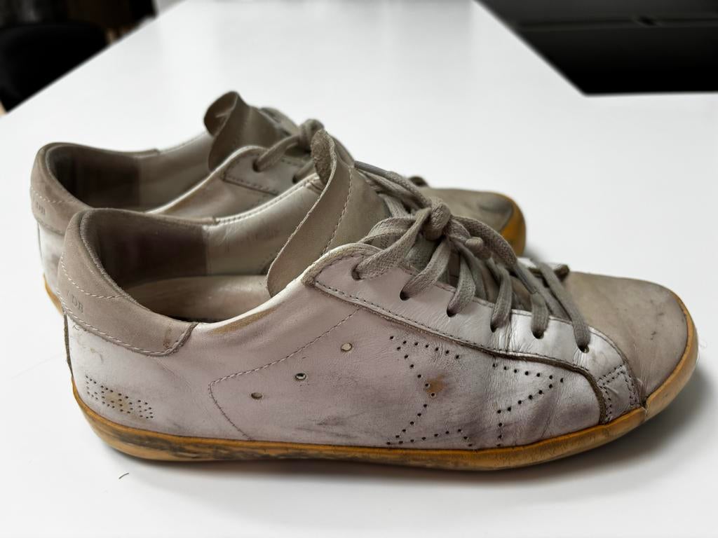Golden Goose Superstar sneakers - Maat 38, Verzenden, Gedragen, Wit, Sneakers of Gympen