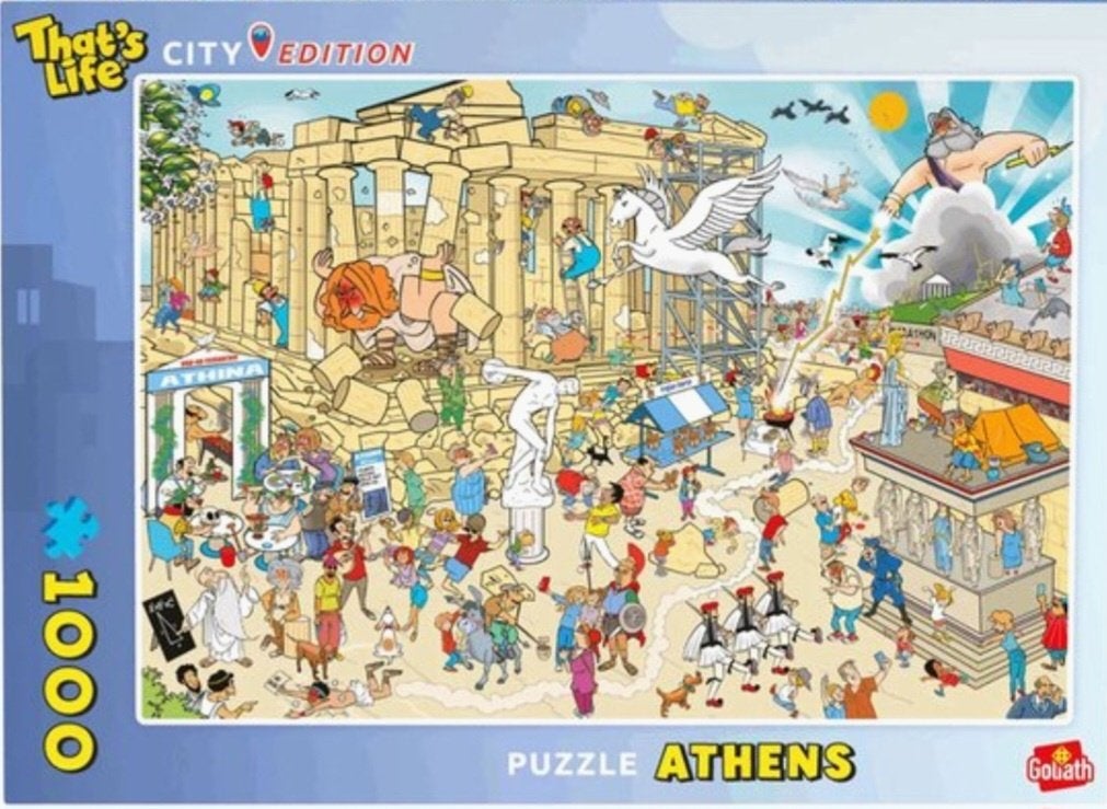 That's life legpuzzels 1000 stukjes: o.a. London, Padelbaan, Ophalen of Verzenden, 500 t/m 1500 stukjes, Zo goed als nieuw, Legpuzzel