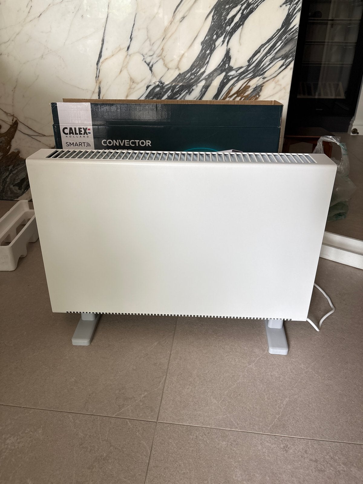 Calex Smart Convector Kachel - Zo goed als nieuw, Doe-het-zelf en Verbouw, Verwarming en Radiatoren, Ophalen, 30 tot 80 cm, Kachel