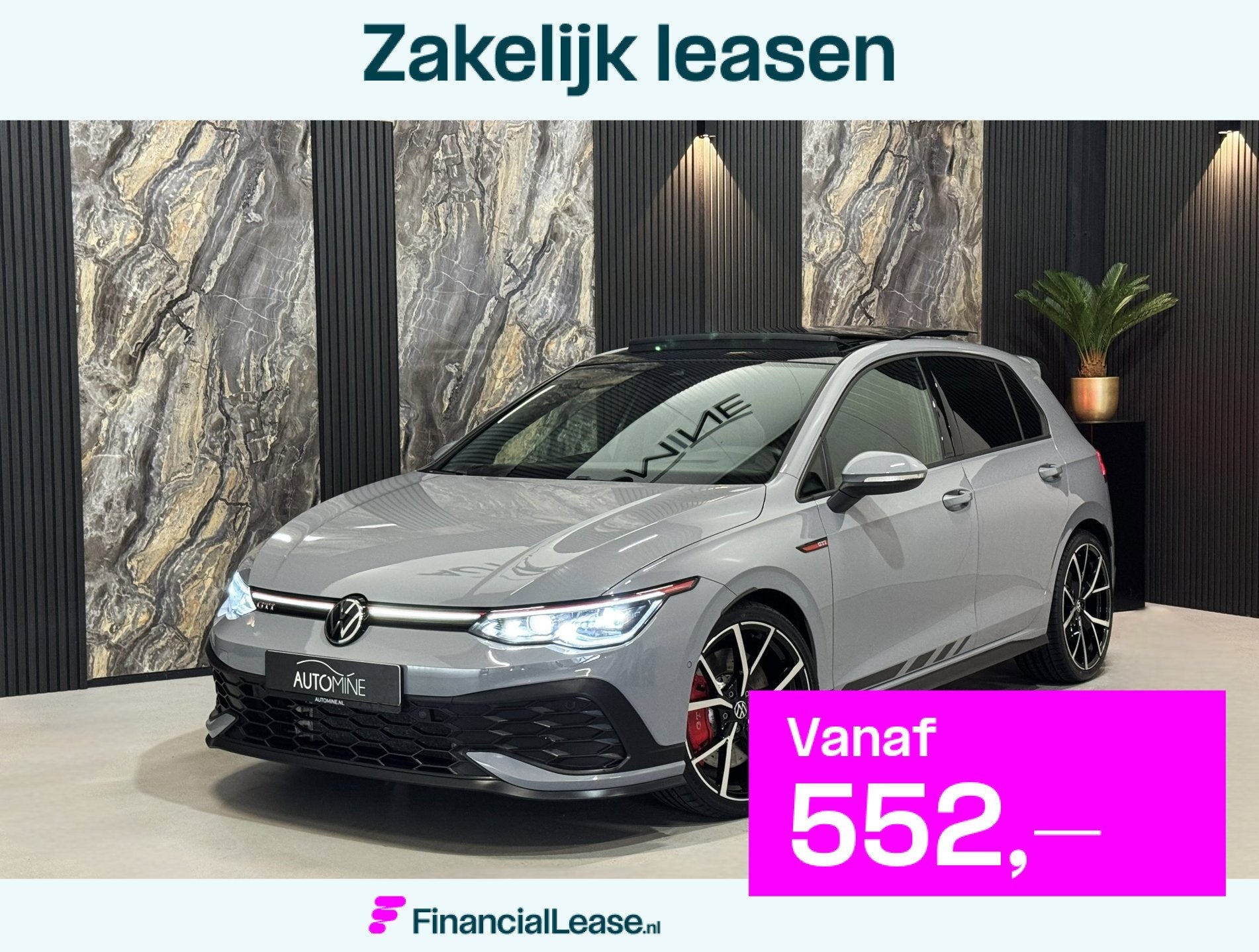 Volkswagen Golf 2.0 TSI GTI Clubsport|PANO|NÜRBURGRING|SFEE, Dealer onderhouden, Gebruikt, Zwart, 4 cilinders