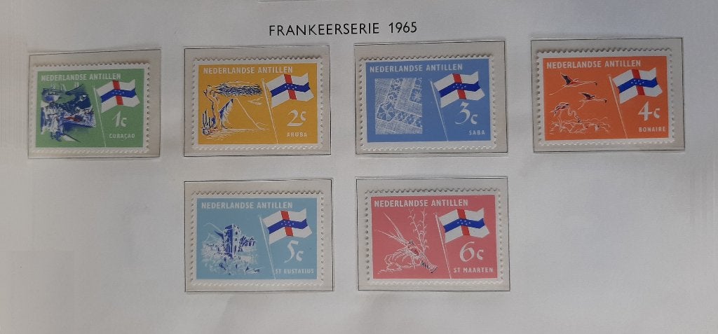 1965 Nederlandse Antillen Eilanden Nvph 358 - 363, Ophalen