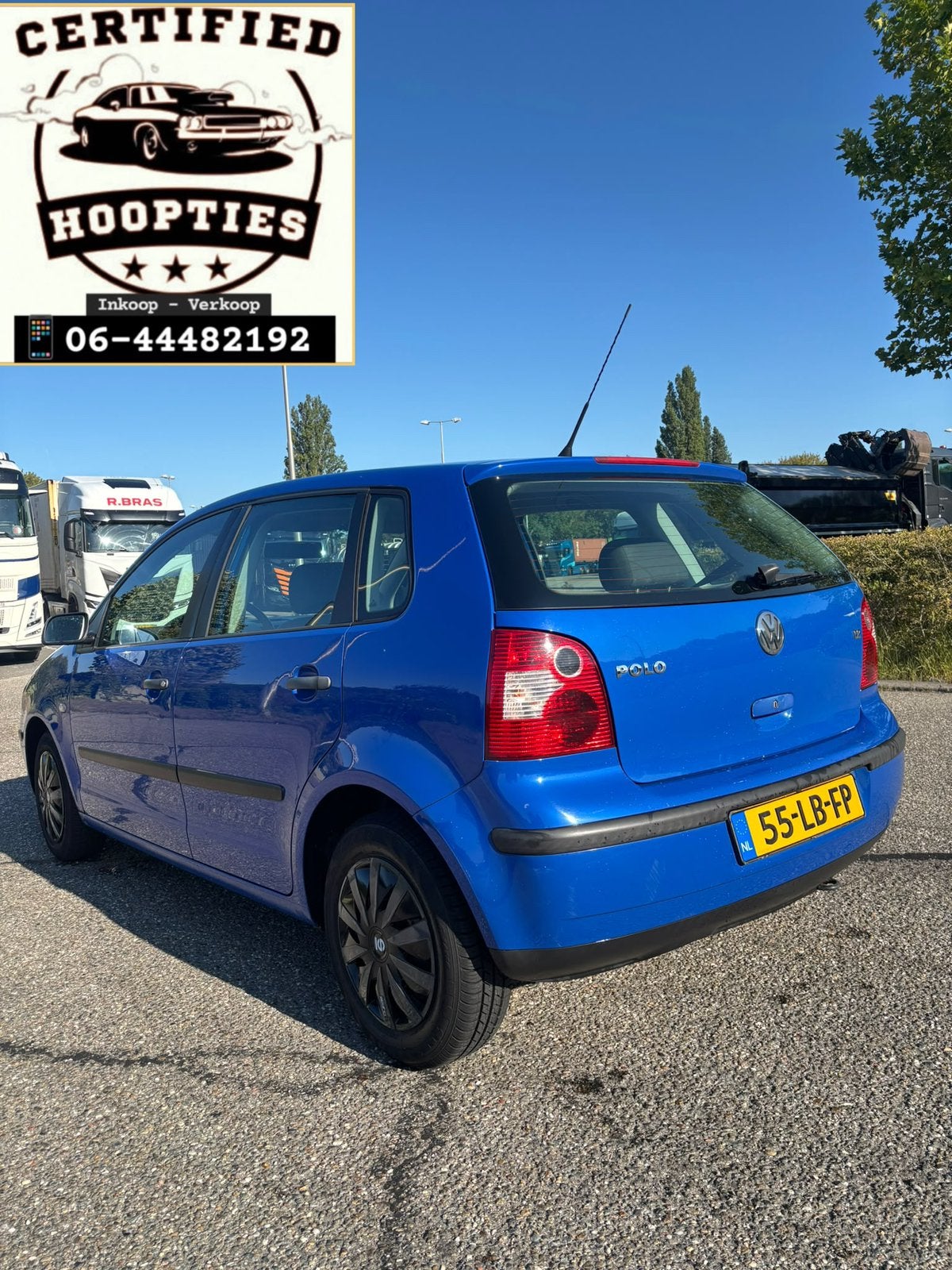 Volkswagen Polo 1.2 47KW 2002 Blauw AIRCO APK 18/9/2027 !!, Auto's, Blauw, 1198 cc, Handgeschakeld, Particulier
