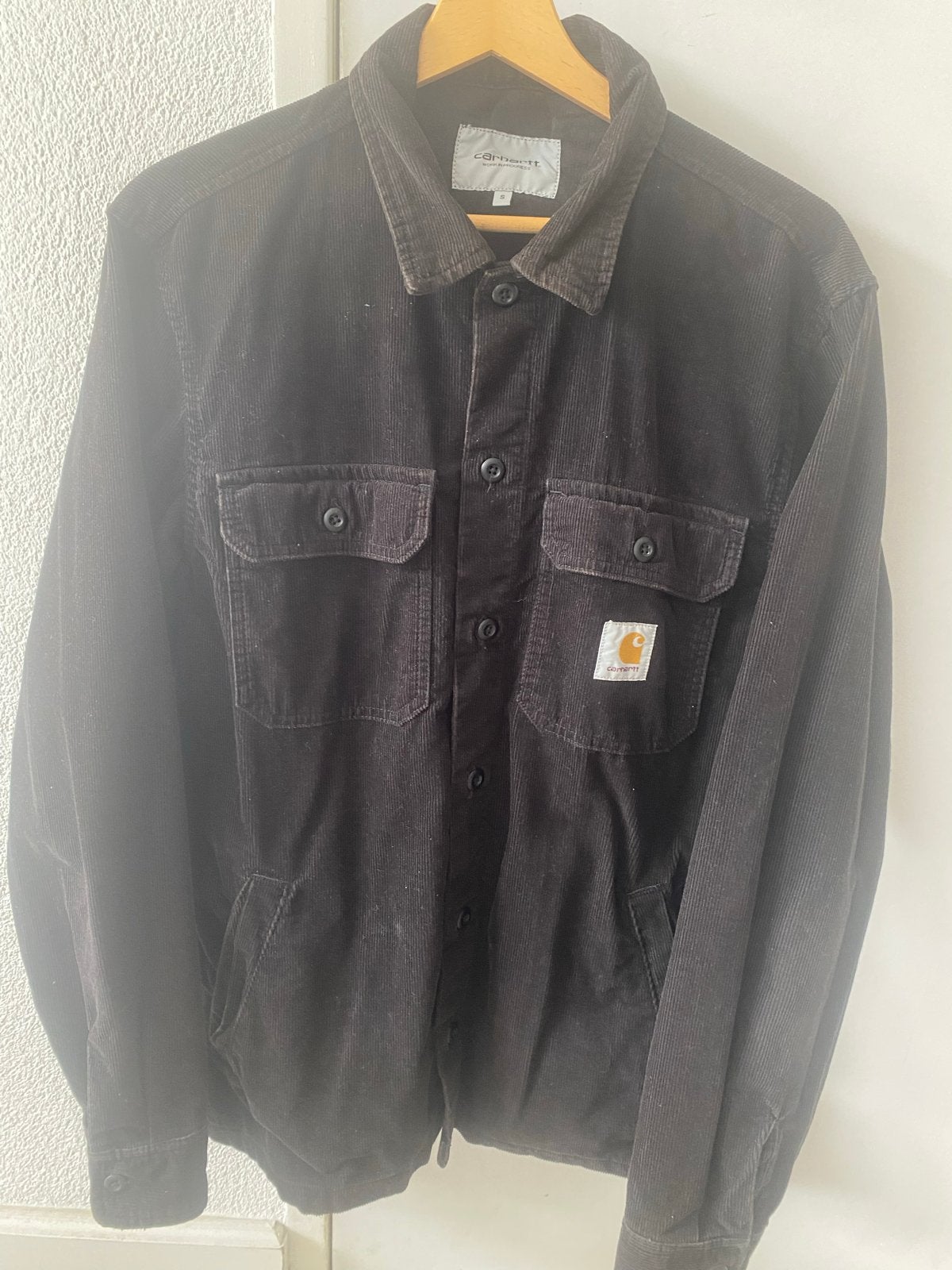 Carhartt WIP Corduroy Overhemd Jas - Maat S, Kleding | Heren, Ophalen of Verzenden, Zo goed als nieuw, Maat 46 (S) of kleiner