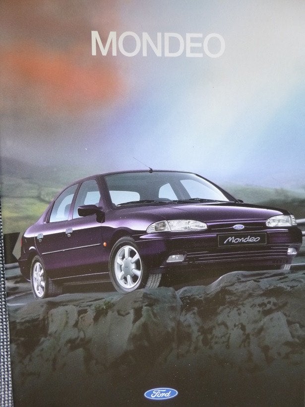 Ford Mondeo '93, brochure van 12/1995, Verzenden, Zo goed als nieuw, Ford