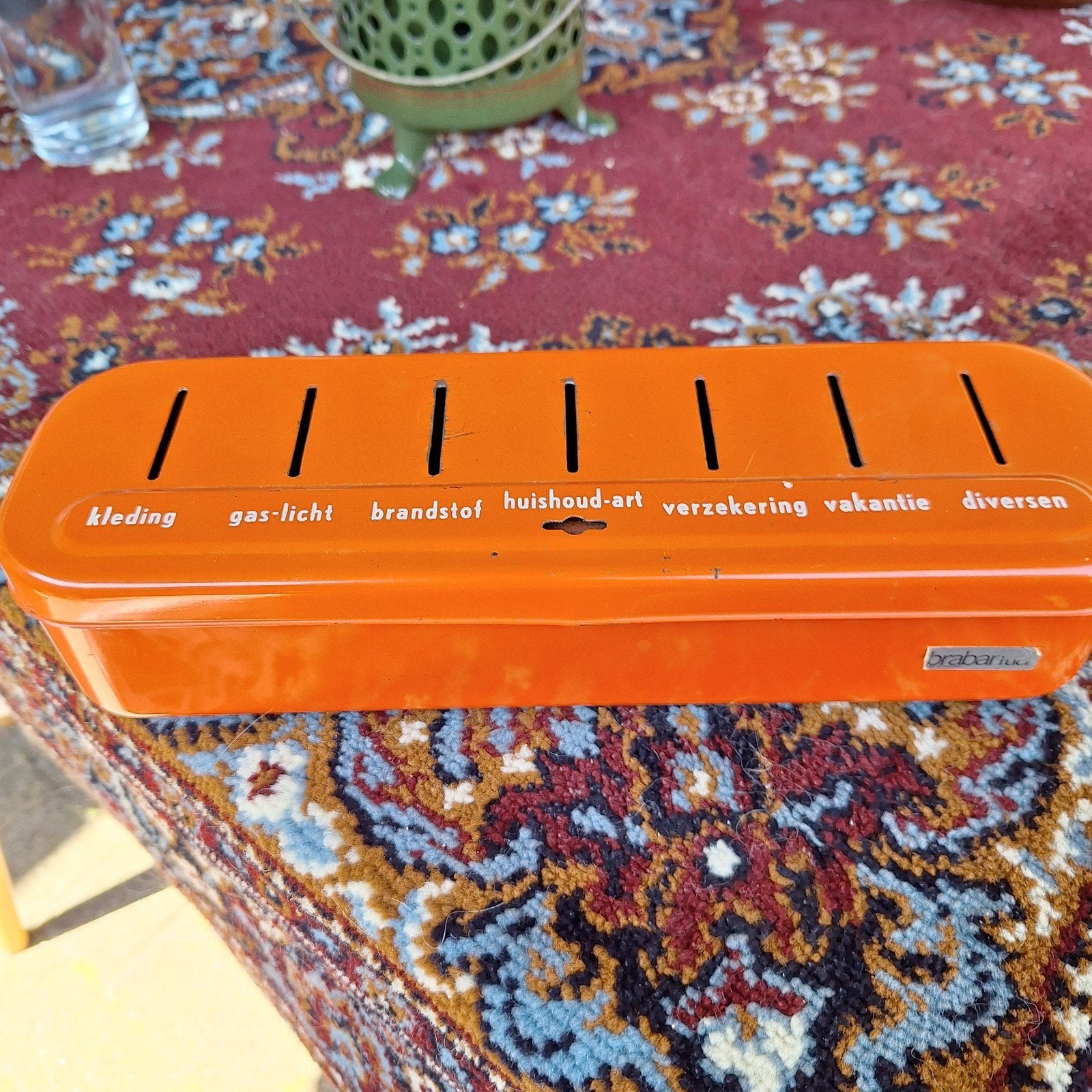 Vintage Brabantia spaarpot zonder sleutel, Ophalen of Verzenden