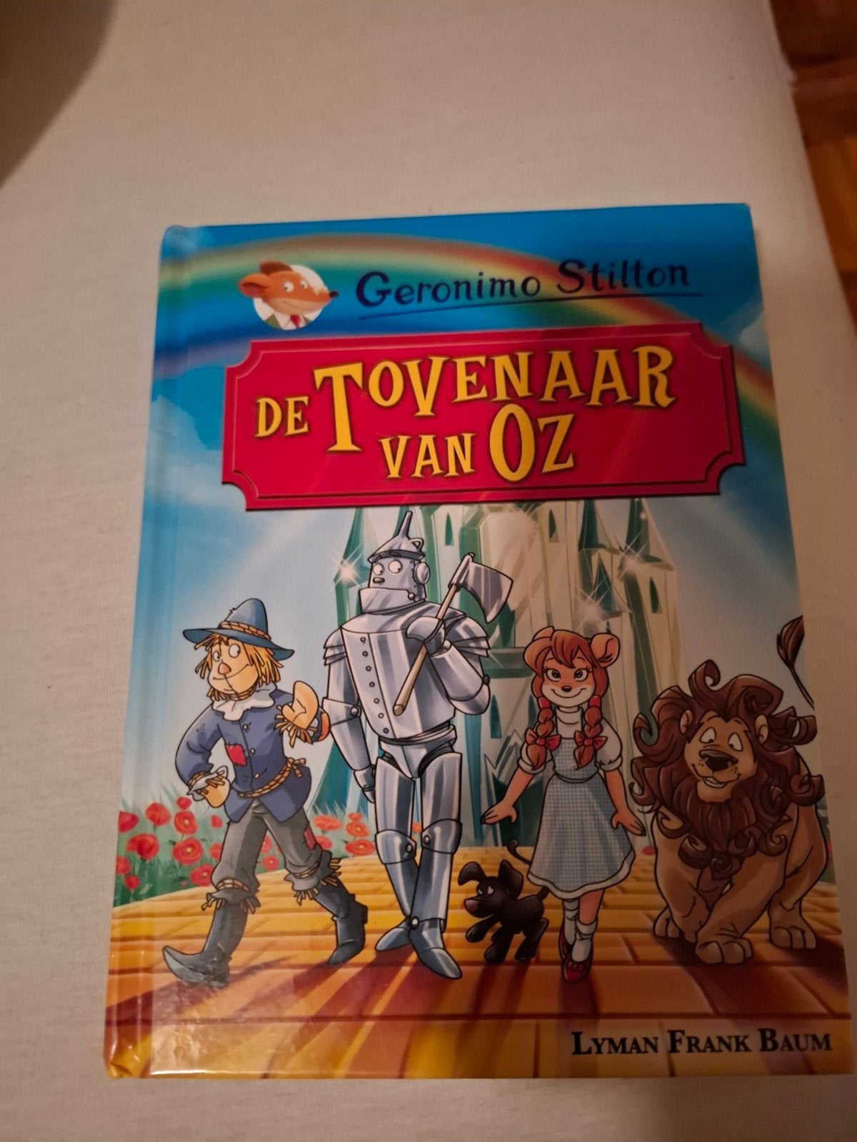 De Tovenaar van Oz - Geronimo Stilton bewerking, Ophalen of Verzenden, Zo goed als nieuw, Lyman Frank Baum, Sprookjes