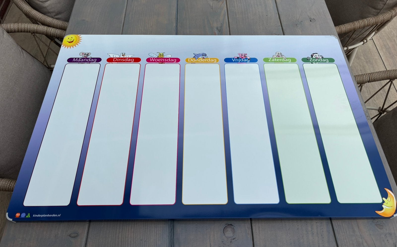 Kinder planbord, Ophalen, Zo goed als nieuw