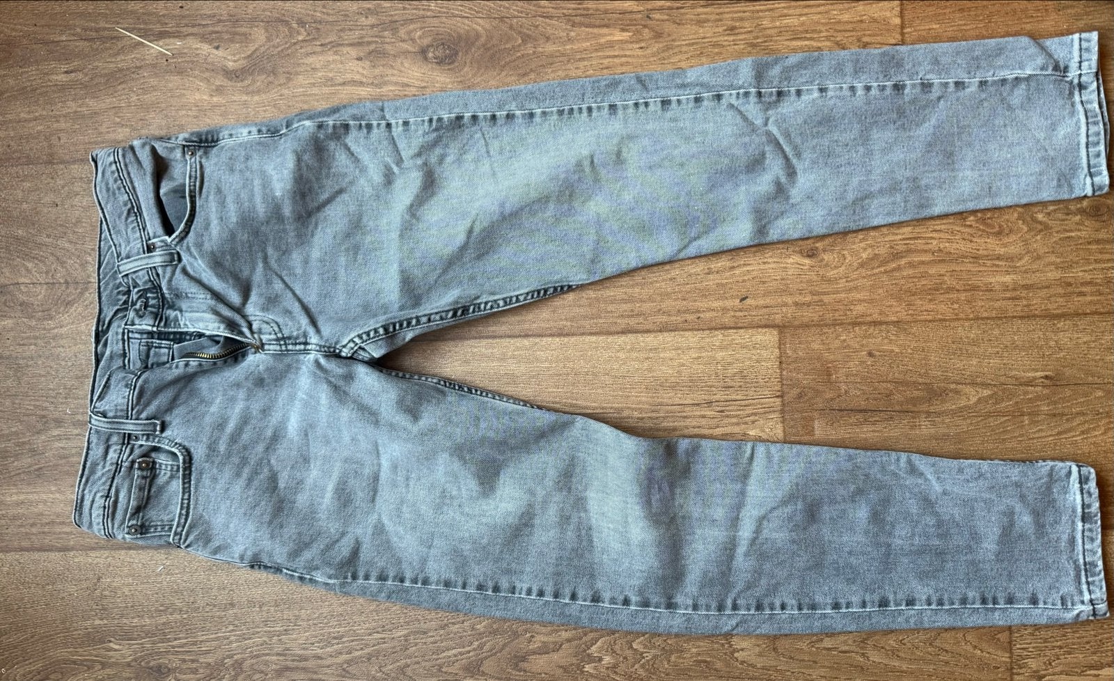 Levi's 512 Slim Taper Jeans - Grijs 30-32, Ophalen of Verzenden, Gedragen, Grijs, Overige jeansmaten