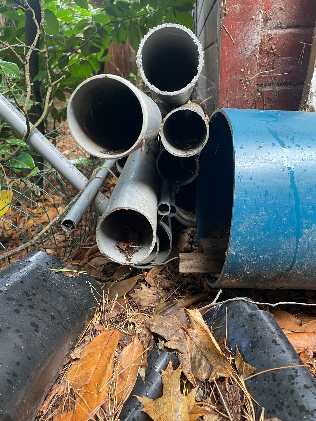 Gratis Diverse PVC buizen en afvoerbuizen, Ophalen, Afvoer, Gebruikt, Pvc