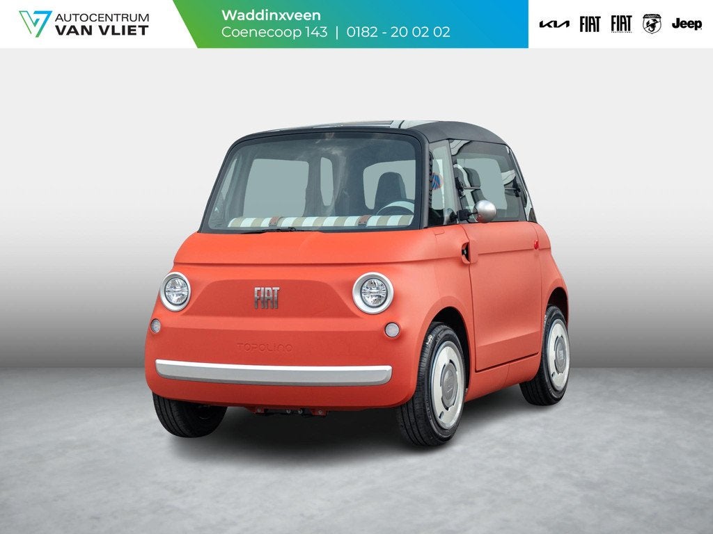 Fiat Topolino Base | Uit voorraad leverbaar | Private Lease, Auto's, Fiat, 75 km, Origineel Nederlands, LED verlichting, 6 kWh