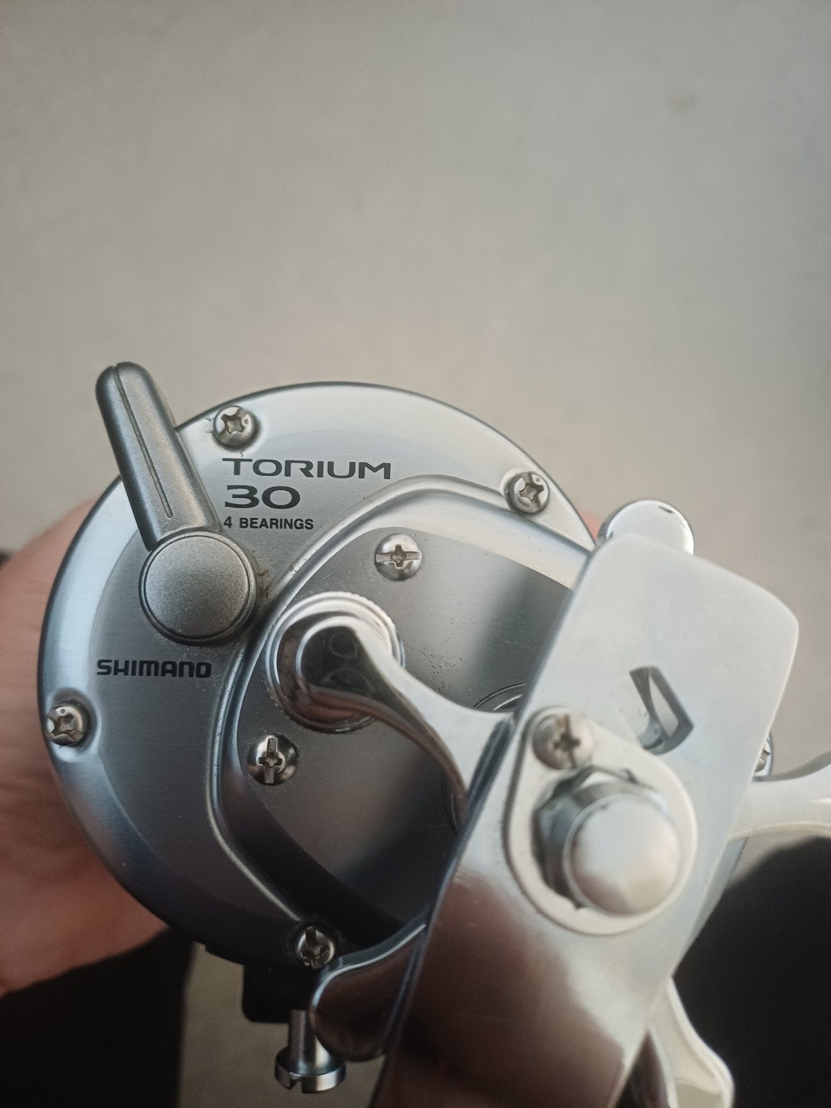 shimano reel, Ophalen of Verzenden, Zo goed als nieuw