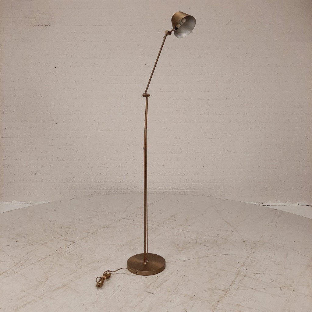 Bronzen vloerlamp, verstelbaar, Ophalen, Gebruikt, N.v.t., N.v.t.