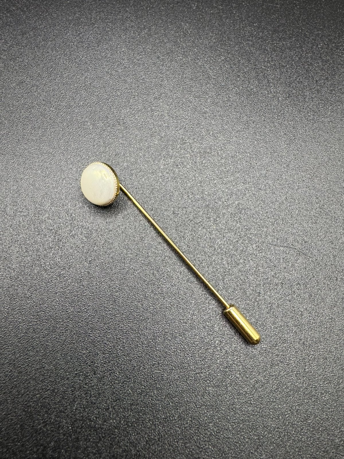 Elegante Gouden Reversspeld met Parel, Overige materialen, 4 tot 7 cm, Verzenden, Zo goed als nieuw
