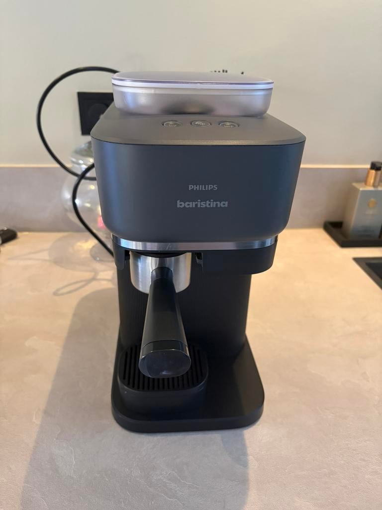 Philips baristina, Witgoed en Apparatuur, Afneembaar waterreservoir, Gebruikt, 10 kopjes of meer, Koffiemachine