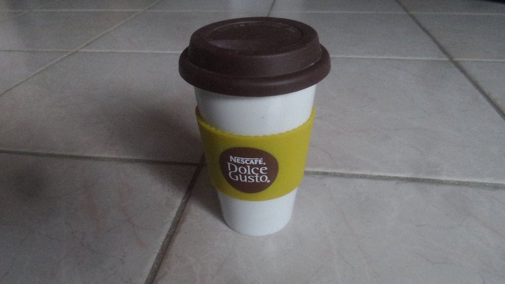 Koffiemok Dolce Custo, Ophalen of Verzenden, Zo goed als nieuw, Keramiek, Overige stijlen