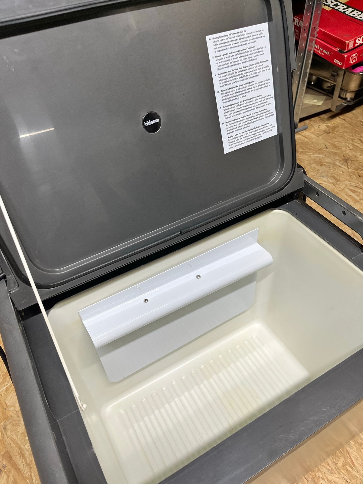 Tristar Koelbox KB-7147 39L met Stand - Gebruikt, Ophalen, Gebruikt, Koelbox, Elektrisch