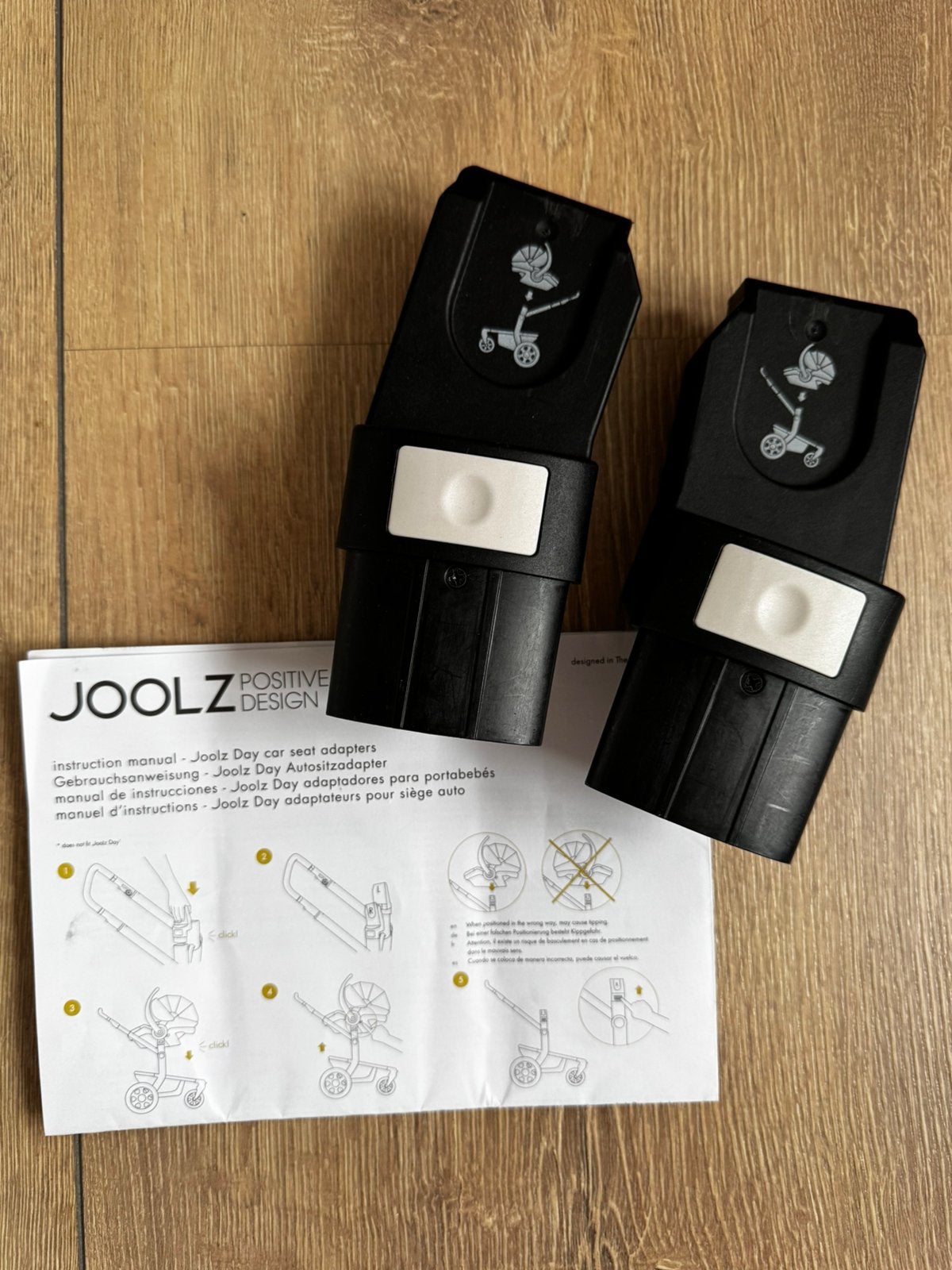 Joolz autostoel adapters, Ophalen, Zo goed als nieuw, Isofix, 0 t/m 13 kg