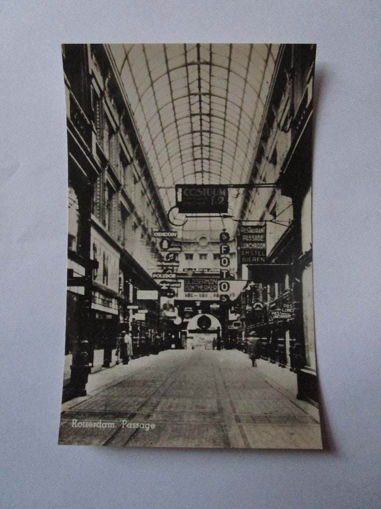 Ansichtkaart Rotterdam - Passage uitgave Sparo, Verzenden, 1920 tot 1940, Ongelopen, Zuid-Holland