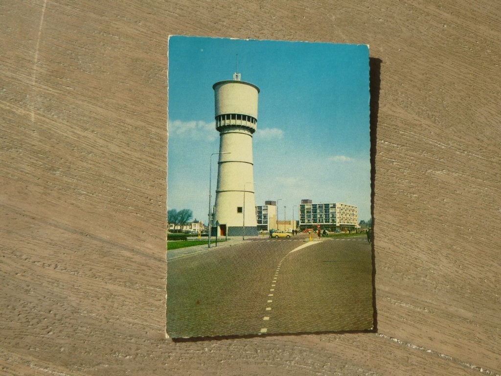 Den Helder, watertoren/auto 1982, Verzenden, 1980 tot heden, Gelopen, Noord-Holland