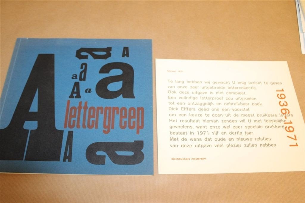 Biljetletters — Biljetdrukkerij Amsterdam Elffers 1971, Ophalen of Verzenden, Gelezen, Fotografen
