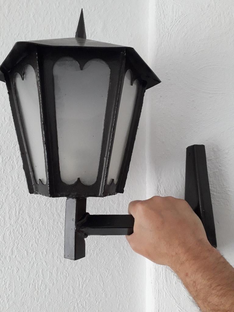 Buitenlamp, Wandlamp, Ophalen of Verzenden, 50 tot 250 watt, IJzer