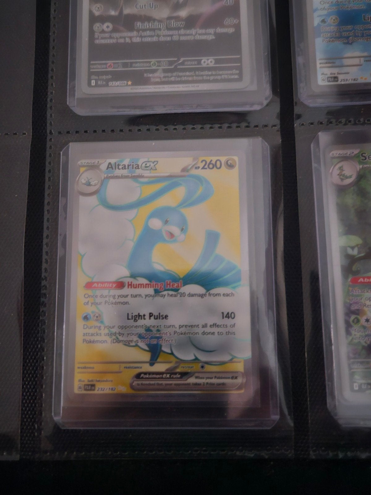 Pokemon Altaria ex 232/182 Paradox Rift, Ophalen of Verzenden, Zo goed als nieuw, Losse kaart, Foil