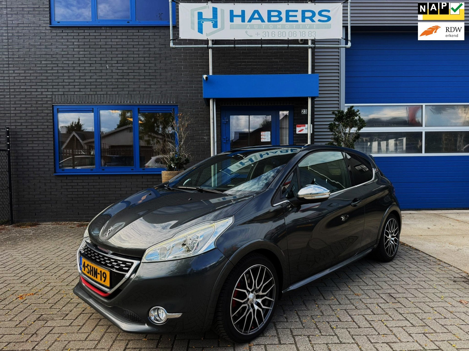 Peugeot 208 1.6 Turbo GTi 200PK|Origineel NL|Led|17INCH|Spor, Auto's, Voorwielaandrijving, Gebruikt, Leder en Stof, 49 €/maand
