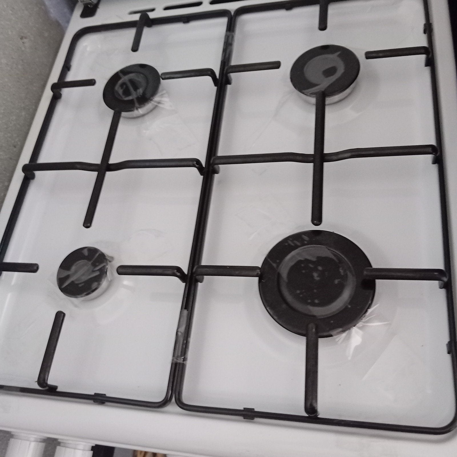 4 pits gasfornuis 50x60, Ophalen, Vrijstaand, Gas, 4 kookzones