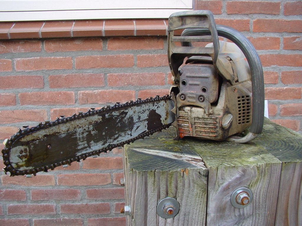 Kettingzaag Motorzaag Husqvarna 359, Gebruikt, Overige soorten, Ophalen of Verzenden, WHT