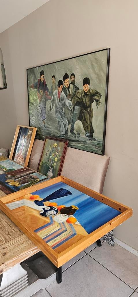 Collectie originele schilderijen van Jan Muller (1984-2008), Ophalen