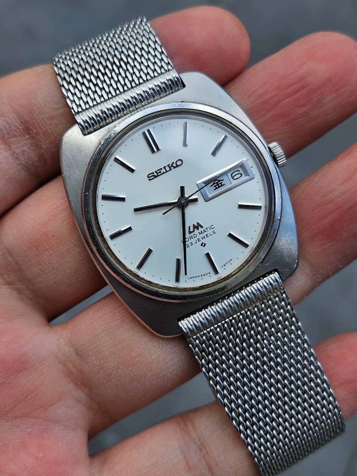 seiko lm automatisch vintage, Ophalen of Verzenden, Staal, Seiko, 1960 of later