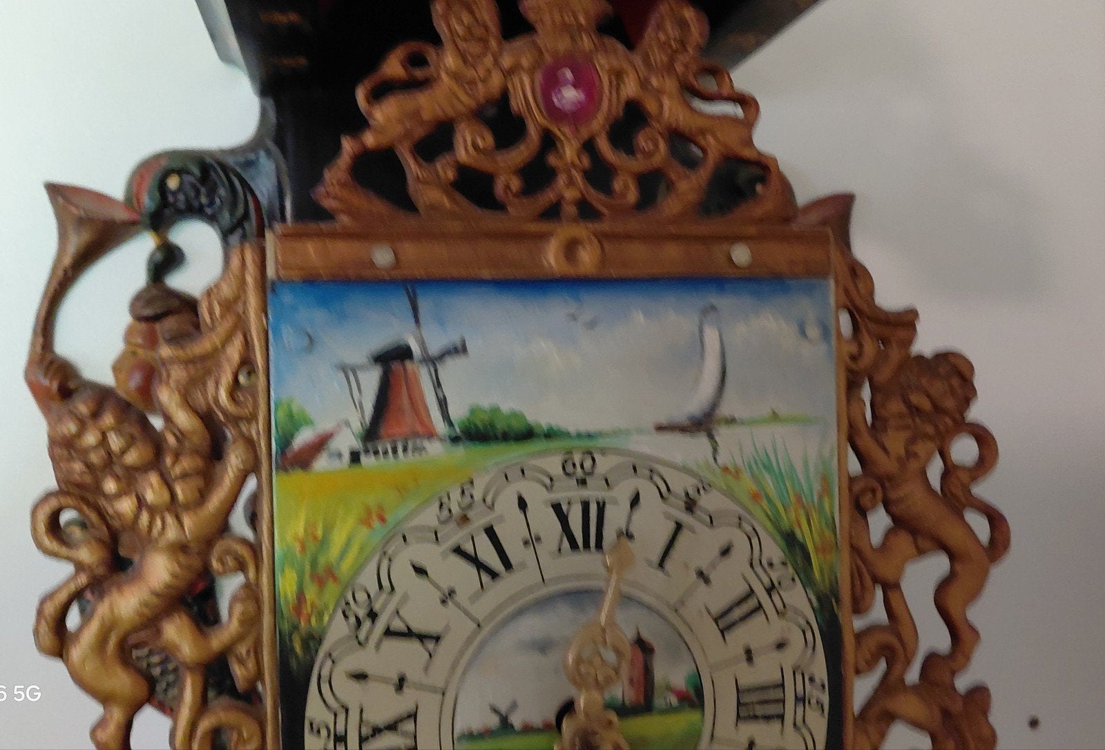 stijlklok model friese stoelklok 1969., Ophalen of Verzenden