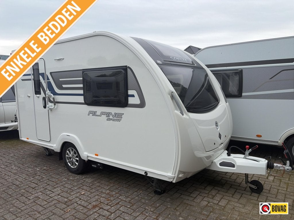 Sprite Alpine Sport 370 EK Mover/Luifel/Fietsdrager, Standaardzit, Tot en met 2, Bedrijf, 750 - 1000 kg