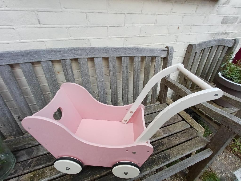 Houten loopkarretje voor kleine kinderen, Ophalen, Gebruikt, Rij- of Hobbelspeelgoed
