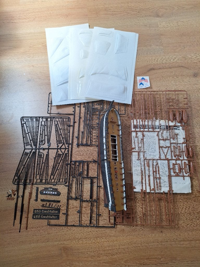 1:146 1/146 Revell USS Constitution, Ophalen of Verzenden, Gebruikt, 1:50 tot 1:200, Revell