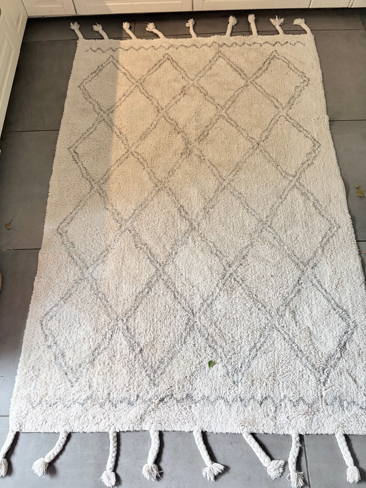 Mooi zo goed als nieuw kleed van Karwei 122x192 cm, 100 tot 150 cm, Ophalen of Verzenden, Zo goed als nieuw, Crème