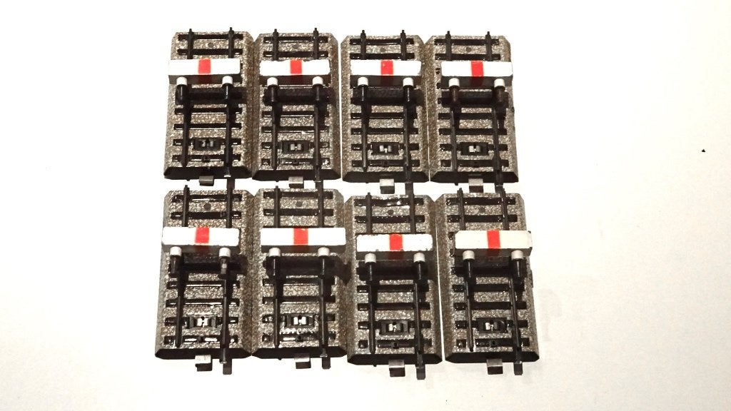 8 stootblokken Marklin 7190, Wisselstroom, Rails, Ophalen of Verzenden, Zo goed als nieuw