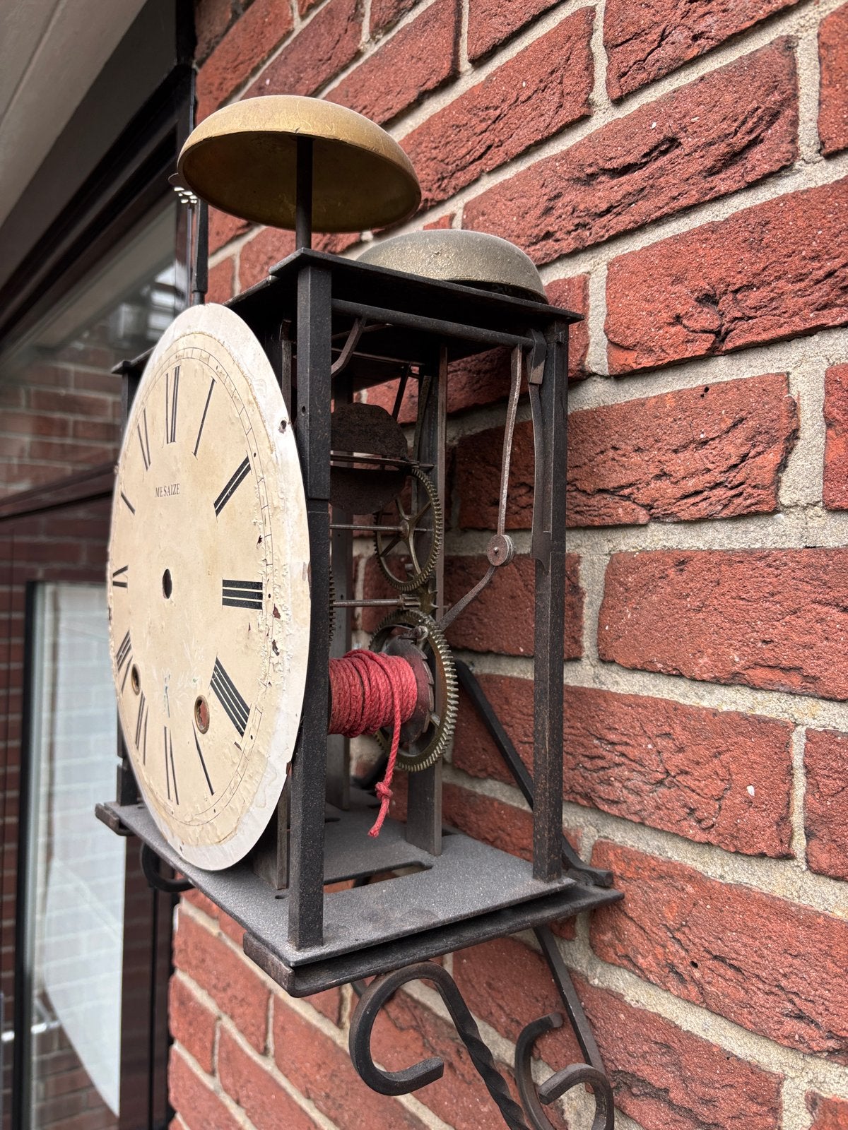 Antieke Franse Comtoise Klok - Mes Saize, Verzenden